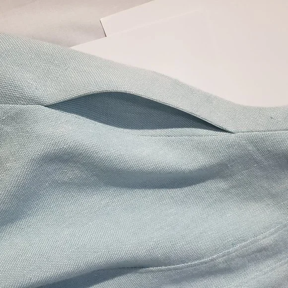 Oscar de La Renta Curved Seam w/pockets Dress Size 10. Sky Blue classy dress. - Picture 7 of 8